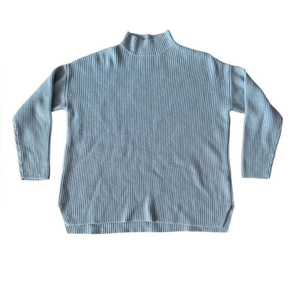 Suboo Oversized Isla Sweater Medium Ribbed Knit Light Blue - Picture 2 of 7